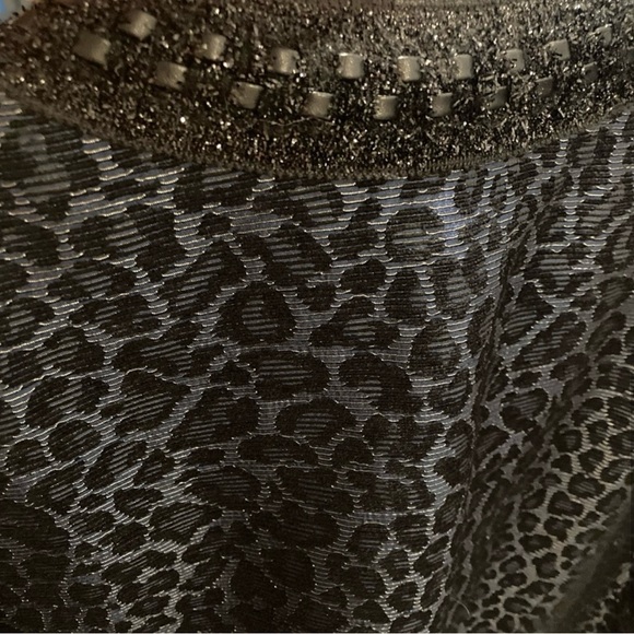 Chico’s 3 Embellished Animal Jacquard Jacket - Picture 6 of 8